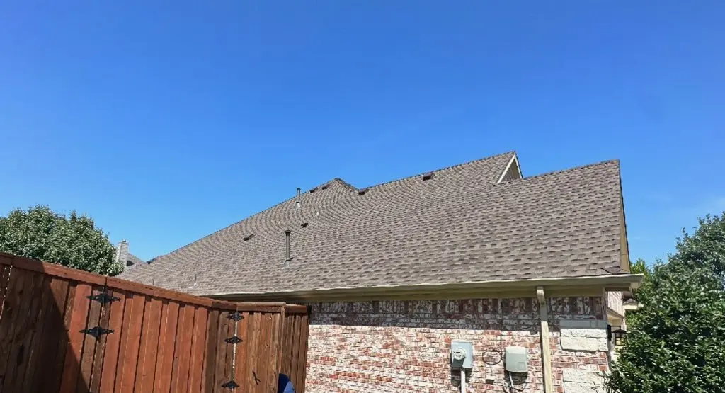 Completed roof replacement project in Yorktown